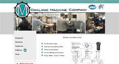 Desktop Screenshot of oaklandmachine.com